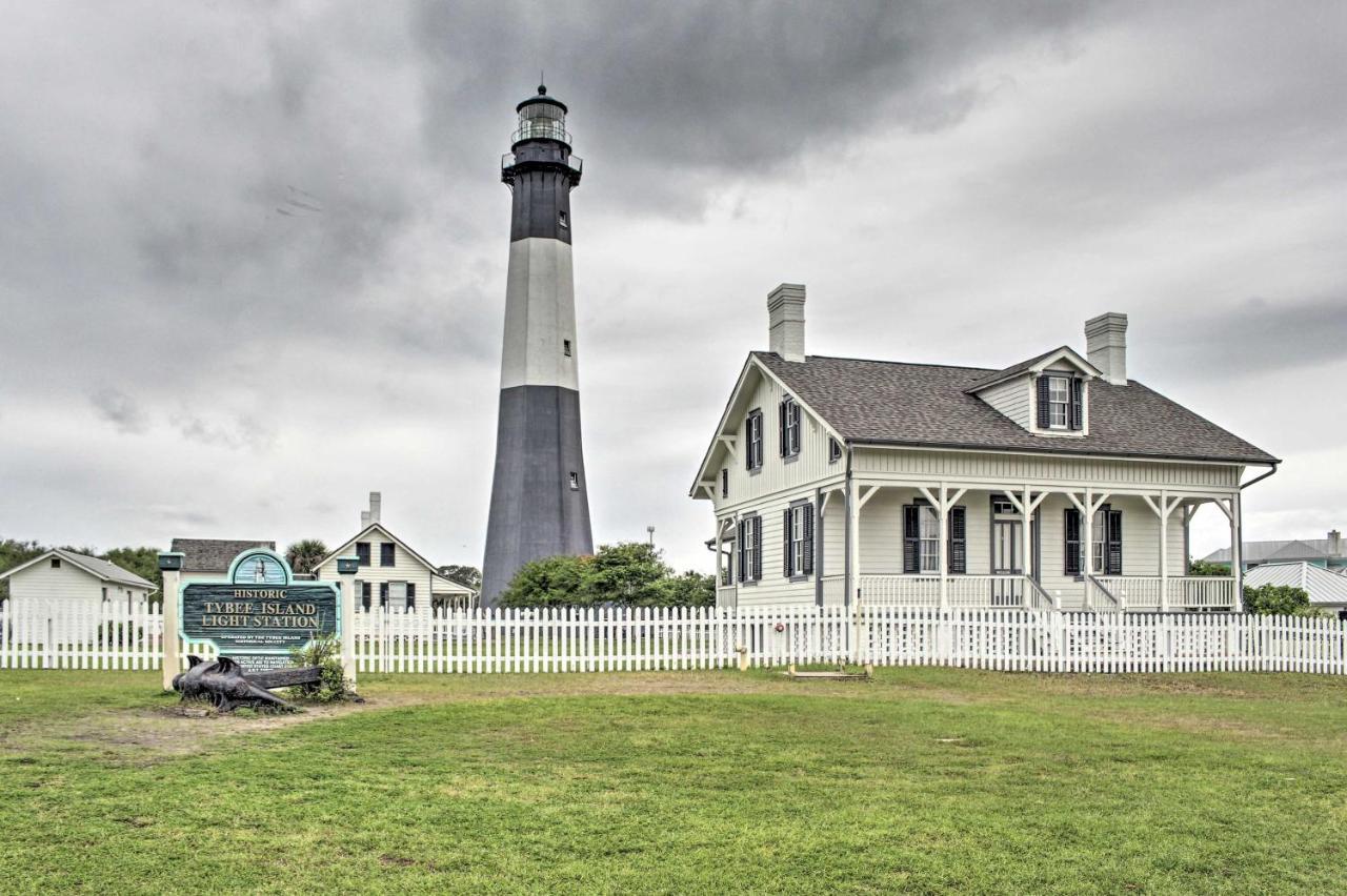 Ideally Located Luxe Beach House On Tybee Island Villa Екстериор снимка